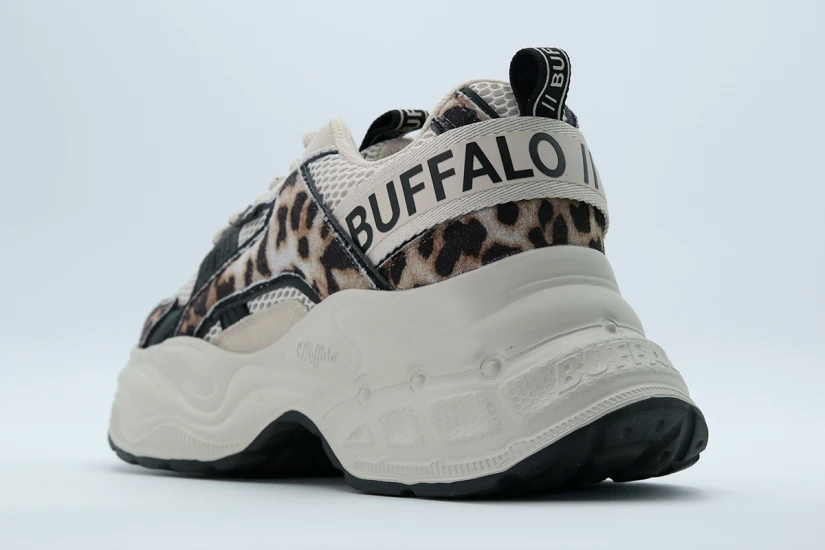 Buffalo Para Sneakers Μπεζ, Μαύρα, Καφέ