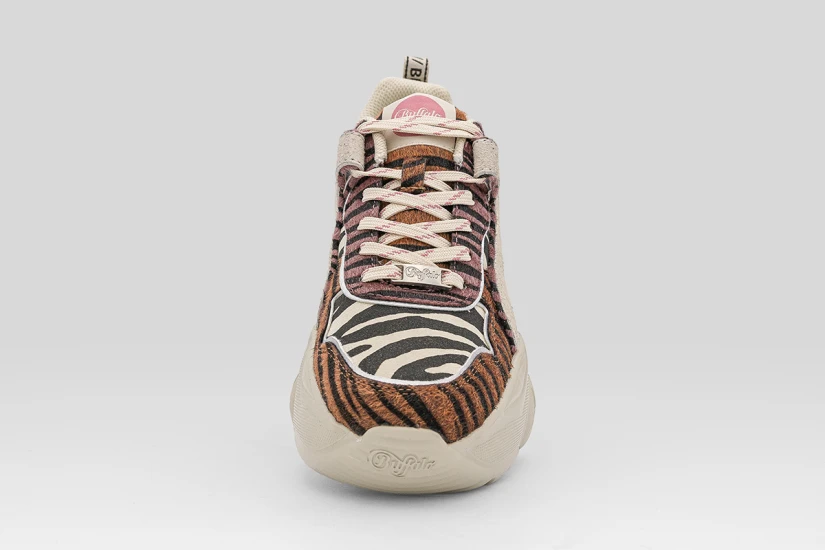 Buffalo Bliss Animal Print Sneakers Μπεζ, Διάφορα Χρώματα
