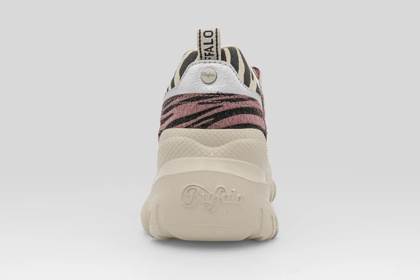 Buffalo Bliss Animal Print Sneakers Μπεζ, Διάφορα Χρώματα