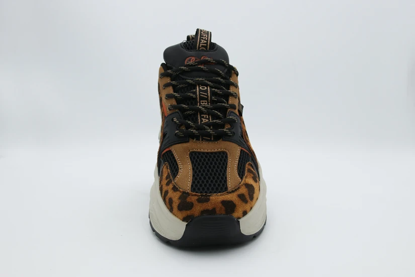 Buffalo Yuno One Γυναικεία Sneakers Μπεζ, Καφέ, Μαύρα