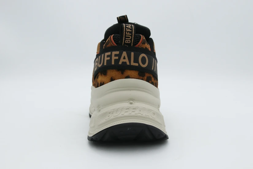 Buffalo Yuno One Γυναικεία Sneakers Μπεζ, Καφέ, Μαύρα