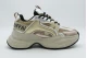 Buffalo Yuno One Γυναικεία Sneakers Μπεζ, Χρυσά, Ασημί, Μπρονζέ
