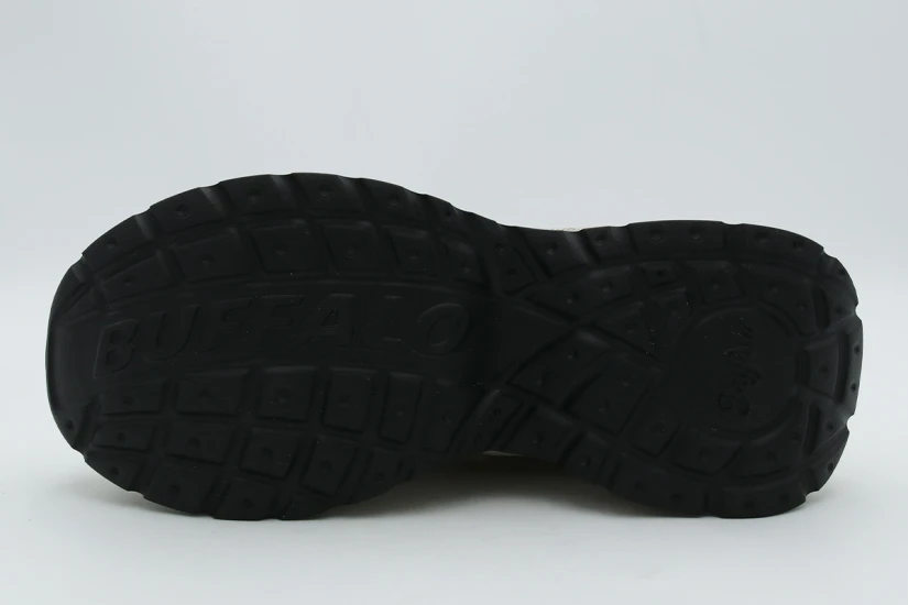 Buffalo Yuno One Γυναικεία Sneakers Μπεζ, Χρυσά, Ασημί, Μπρονζέ