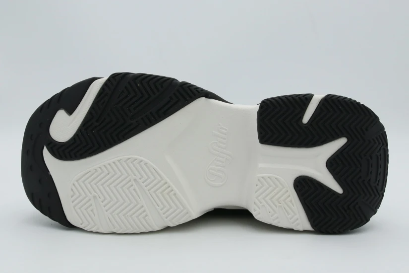Buffalo Fion One Γυναικεία Sneakers Μαύρα, Λευκά