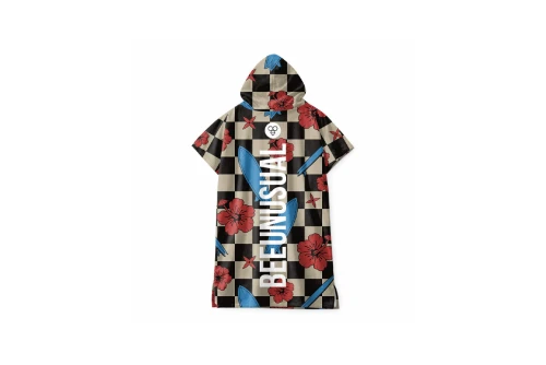 Bee Unusual Checkered Beef Changing Πόντσο Παιδικό (BP-261073)