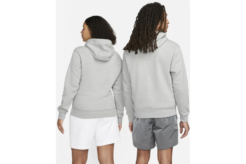 Nike Sportswear Club Fleece Ανδρικό Φούτερ Με Κουκούλα Γκρι