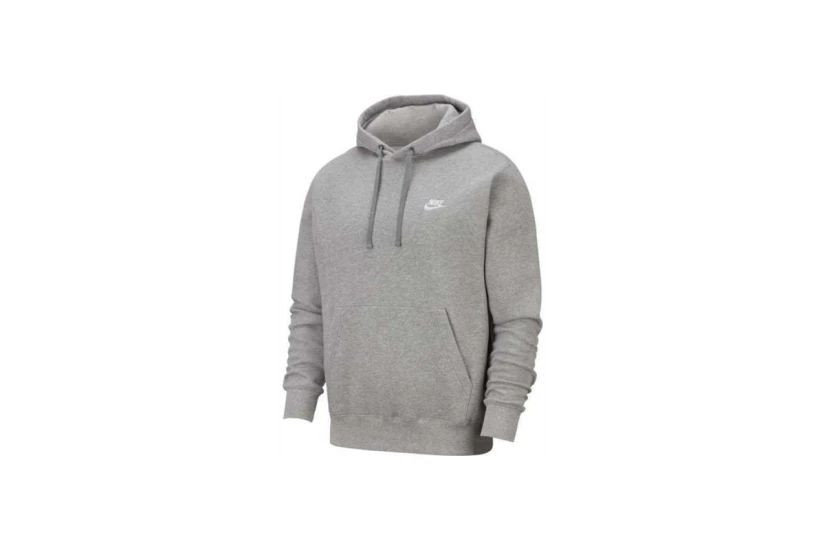 Nike Sportswear Club Fleece Ανδρικό Φούτερ Με Κουκούλα Γκρι