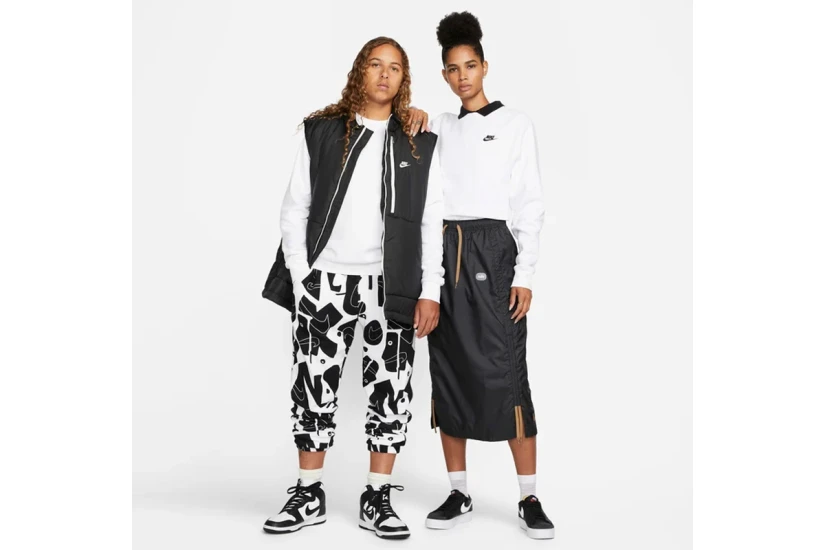 Nike Sportswear Club Fleece Ανδρική Μακρυμάνικη Μπλούζα Λευκή