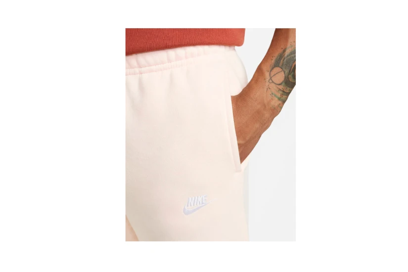 Nike Sportswear Club Fleece Ανδρικό Παντελόνι Φόρμας Ροζ