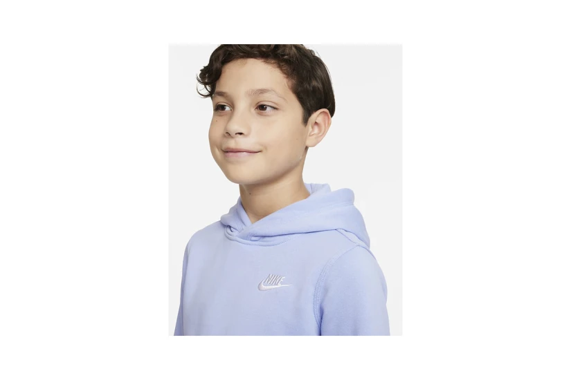 Nike Sportswear Club Παιδικό Φούτερ με Κουκούλα Γαλάζιο