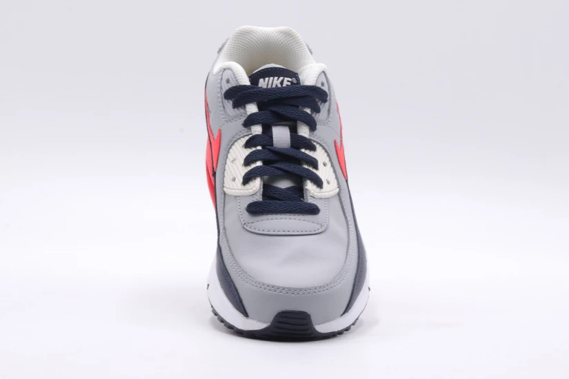 Nike Air Max 90 LTR Παιδικά Sneakers Γκρι, Κόκκινα, Λευκά