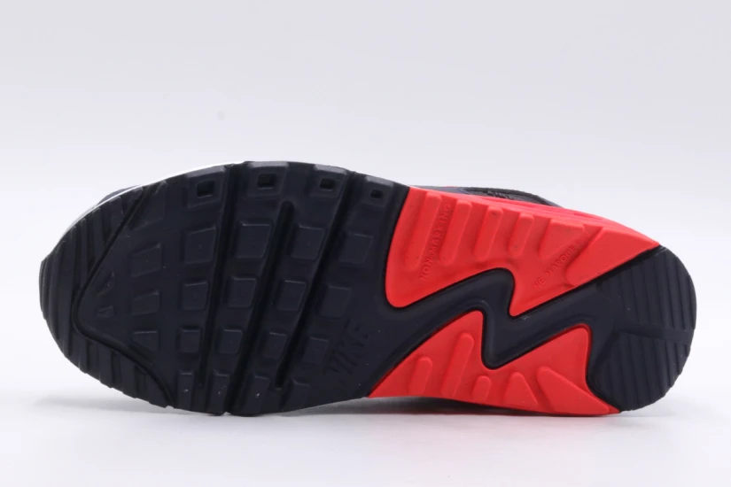 Nike Air Max 90 LTR Παιδικά Sneakers Γκρι, Κόκκινα, Λευκά