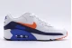 Nike Air Max 90 LTR Sneakers Λευκά, Μπλε Σκούρα, Πορτοκαλί