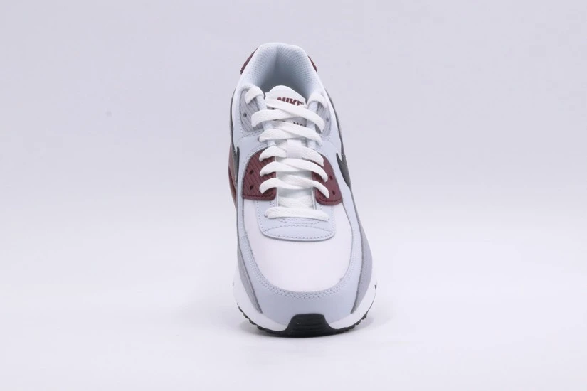 Nike Air Max 90 Παιδικά Sneakers Λευκά, Γκρι, Μαύρα, Μπορντό
