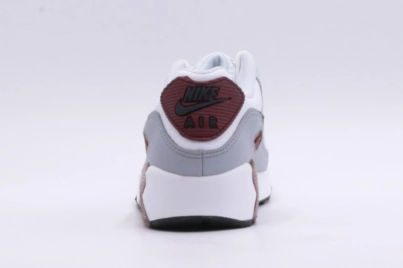 Nike Air Max 90 Παιδικά Sneakers Λευκά, Γκρι, Μαύρα, Μπορντό