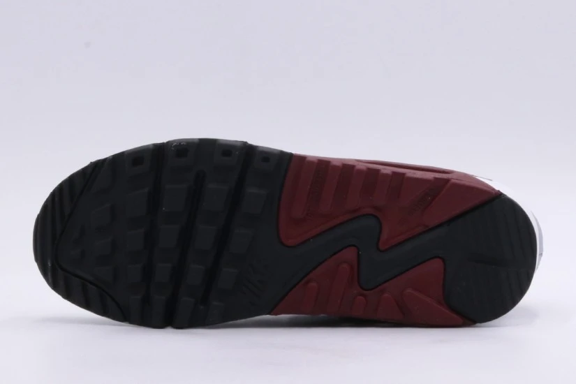 Nike Air Max 90 Παιδικά Sneakers Λευκά, Γκρι, Μαύρα, Μπορντό