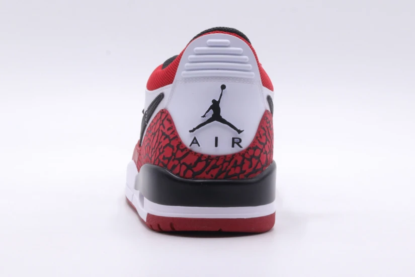 Jordan Air Legacy 312 Low Ανδρικά Sneakers Λευκά, Κόκκινα, Μαύρα