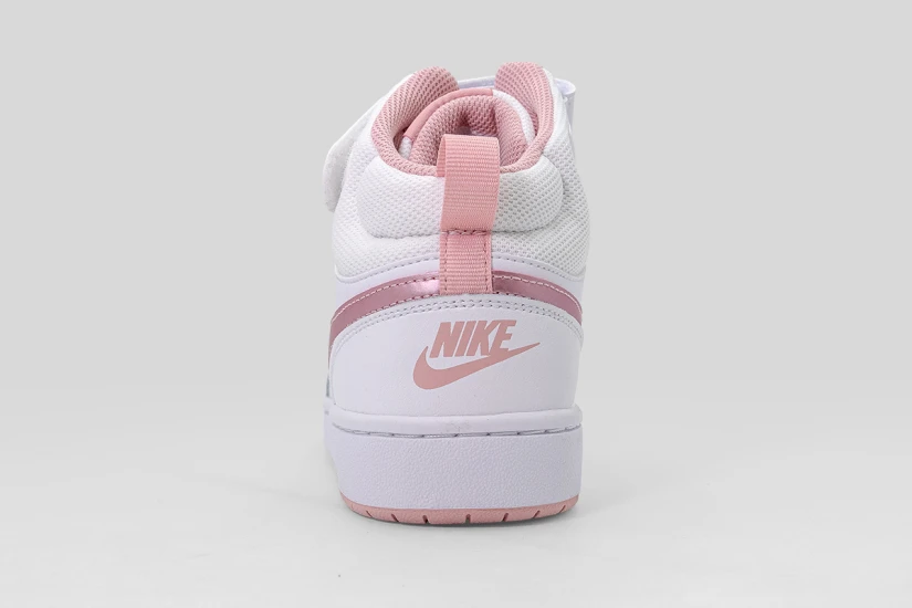 Nike Court Borough Mid 2 Sneakers Λευκά, Ροζ