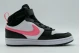 Nike Court Borough Mid 2 Παιδικά Sneakers Μαύρα, Ροζ, Λευκά