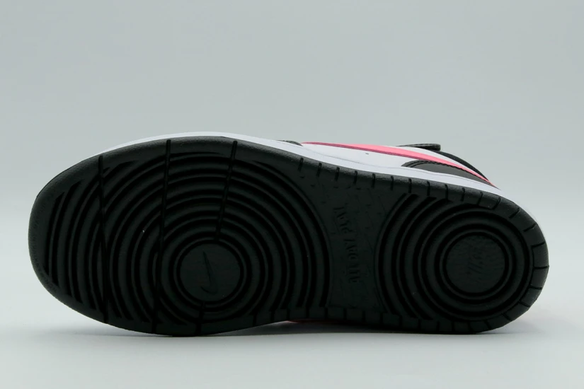 Nike Court Borough Mid 2 Παιδικά Sneakers Μαύρα, Ροζ, Λευκά