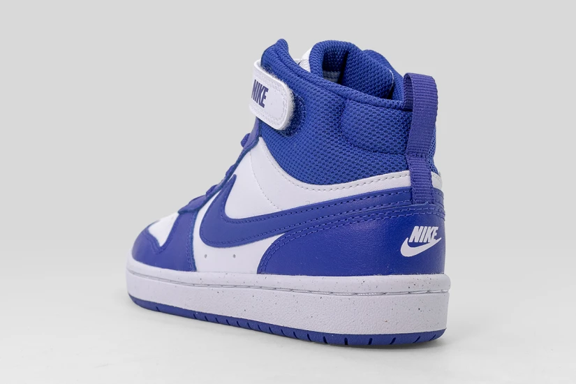 Nike Court Borough Mid 2 Παιδικά Sneakers Λευκά, Ρουά