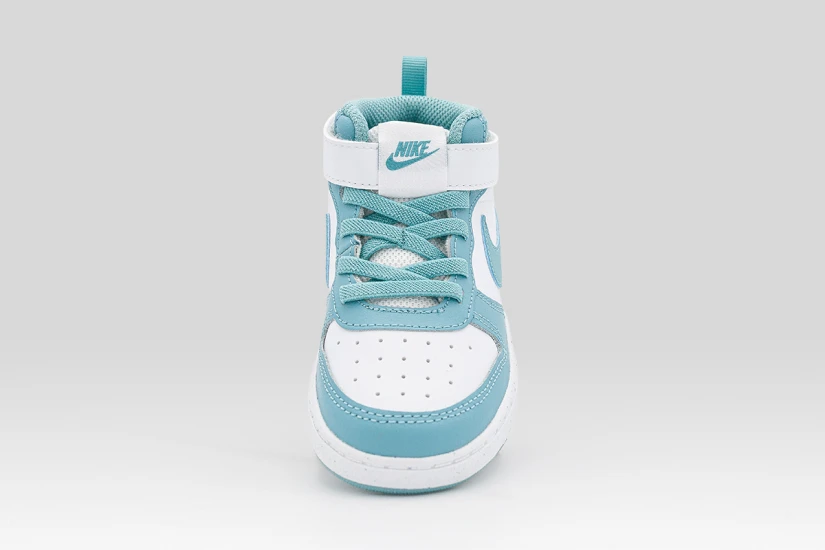 Nike Court Borough Mid 2 Βρεφικά Sneakers Λευκά, Βεραμάν