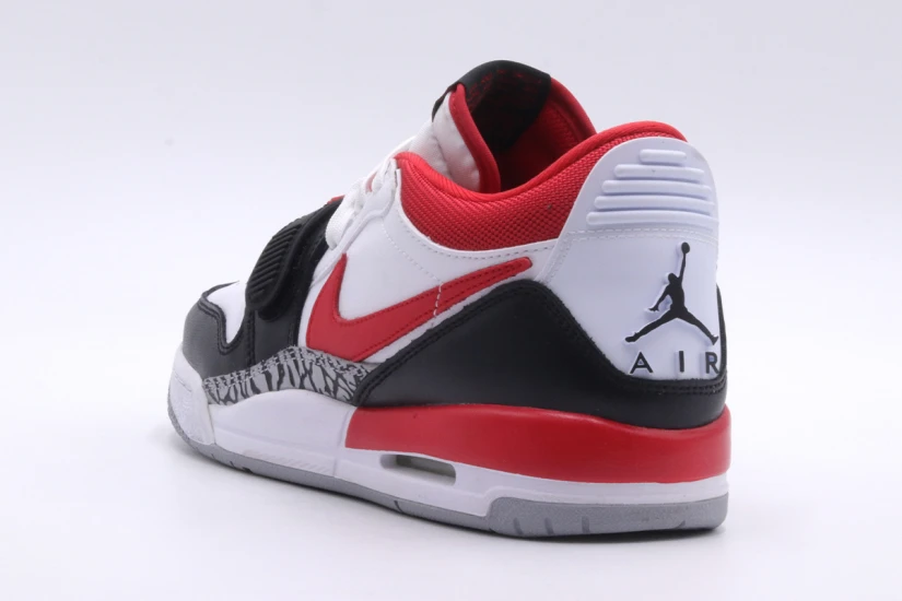 Jordan Air Legacy 312 Low Sneakers Λευκά, Κόκκινα, Μαύρα