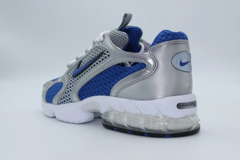 Nike Air Zoom Spiridon Cage 2 Ανδρικά Sneakers Γκρι, Ρουά, Λευκά