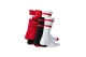 Nike Dri-FIT Everyday Cushioned Ψηλές Κάλτσες Λευκές, Κόκκινες, Μαύρες 6 Ζευγάρια