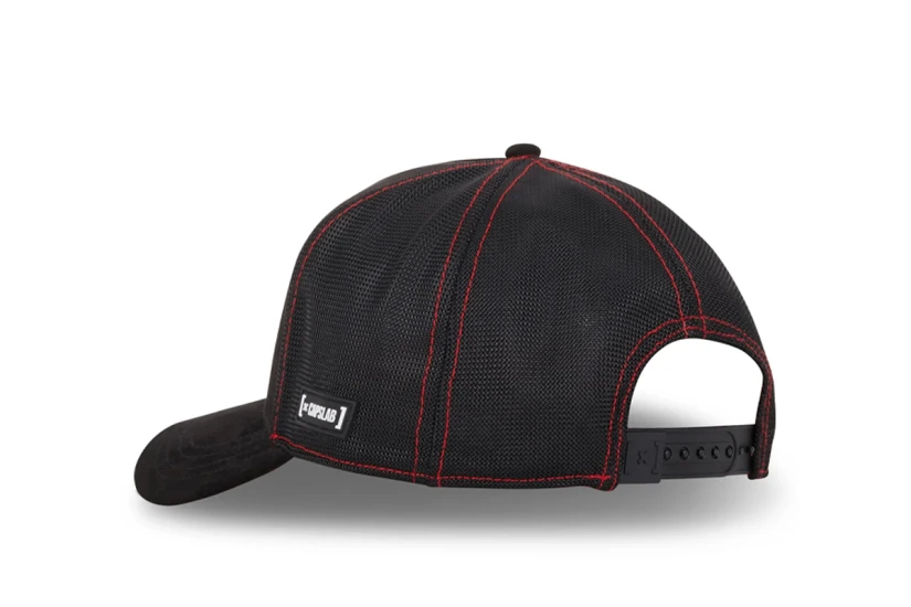 Capslab Goth In America Trucker Καπέλο Snapback Μαύρο, Κόκκινο