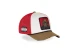 Capslab Trucker Καπέλο Snapback Κόκκινο, Λευκό, Καφέ