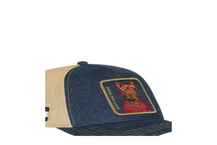 Capslab Trucker Καπέλο Snapback Μπλε Σκούρο, Μουσταρδί, Κόκκινο, Καφέ