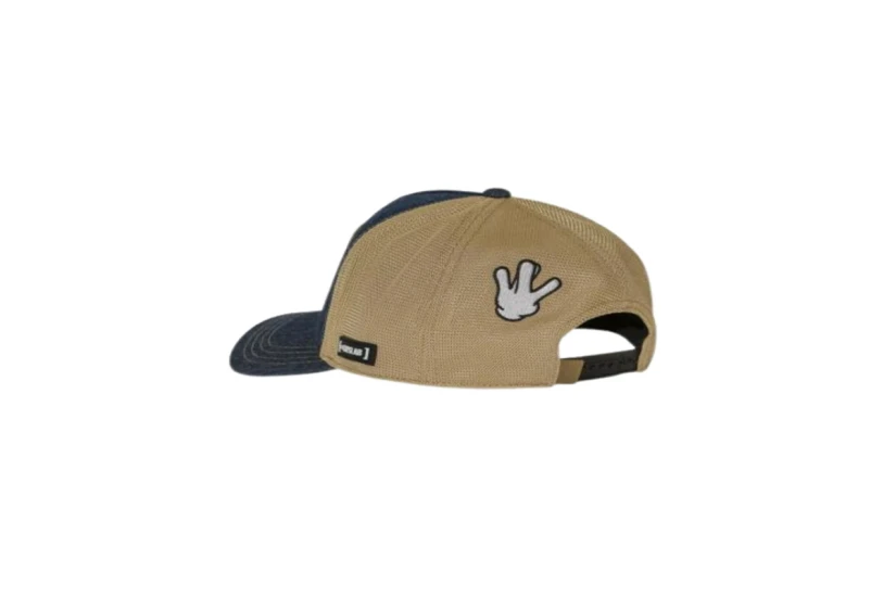 Capslab Trucker Καπέλο Snapback Μπλε Σκούρο, Μουσταρδί, Κόκκινο, Καφέ
