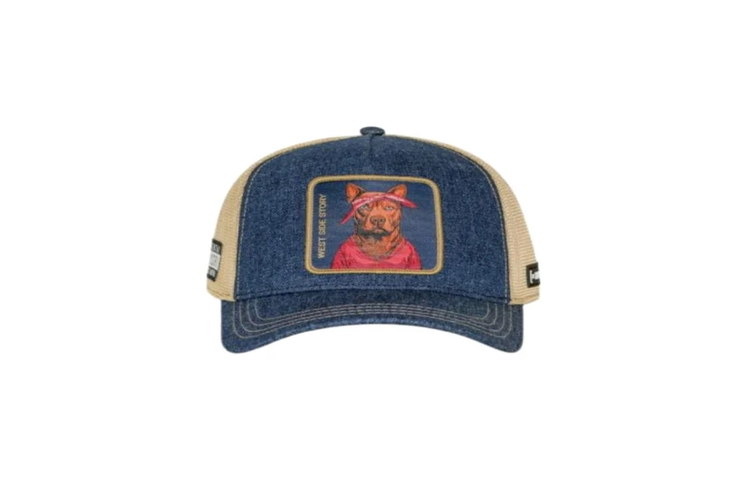 Capslab Trucker Καπέλο Snapback Μπλε Σκούρο, Μουσταρδί, Κόκκινο, Καφέ