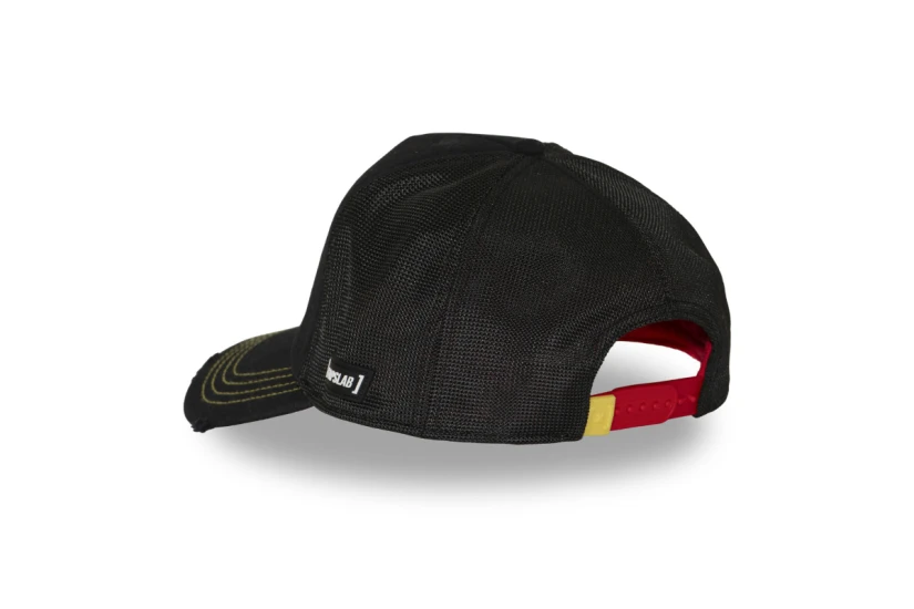 Capslab Jurassic Park Trucker Καπέλο Snapback Μαύρο, Κόκκινο, Κίτρινο
