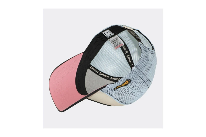 Capslab Looney Tunes Daffy Duck Truker Καπέλο Snapback Εκρού, Γαλάζιο, Μαύρο, Ροζ