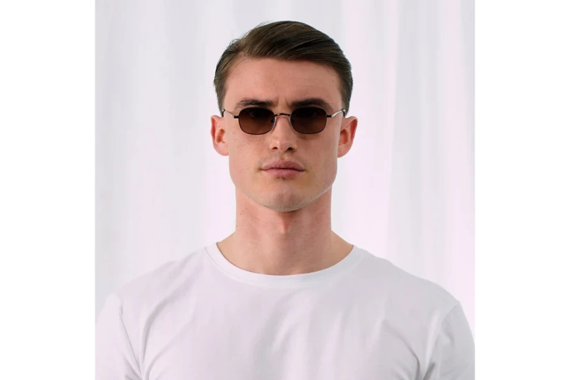 Explicit Poets Cruz Unisex Γυαλιά Ηλίου Μπρονζέ, Καφέ