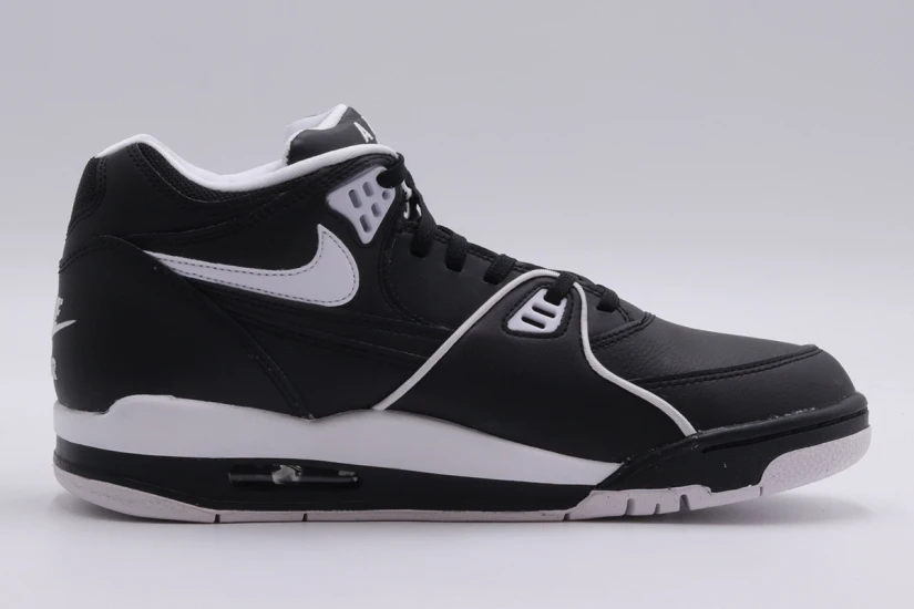 Nike Air Flight 89 Ανδρικά Sneakers Μαύρα, Λευκά