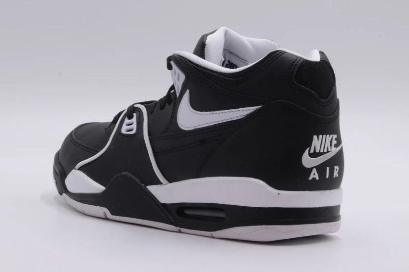 Nike Air Flight 89 Ανδρικά Sneakers Μαύρα, Λευκά