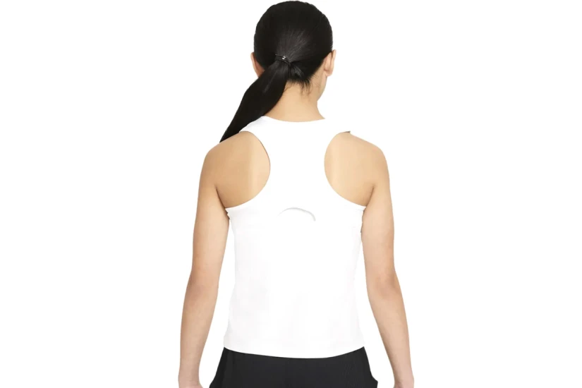 Nike Court Victory Tennis Dri-FIT Παιδική Αμάνικη Μπλούζα Λευκή