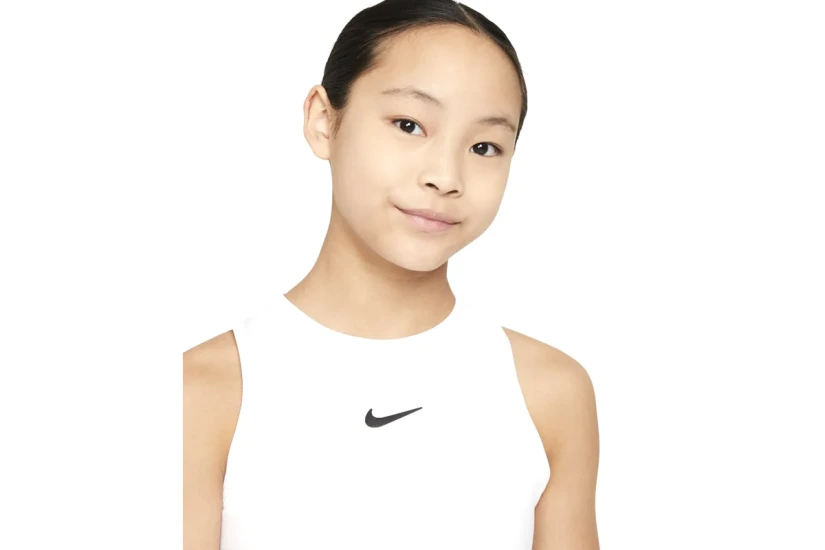 Nike Court Victory Tennis Dri-FIT Παιδική Αμάνικη Μπλούζα Λευκή
