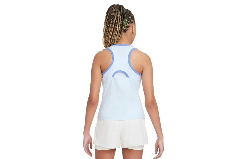 Nike Court Victory Tennis Dri-FIT Παιδική Αμάνικη Μπλούζα Γαλάζια