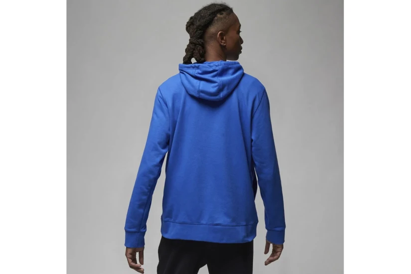 Jordan Dri-FIT Ανδρικό Φούτερ με Κουκούλα Μπλε