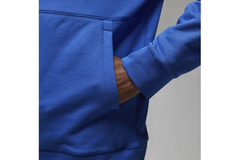 Jordan Dri-FIT Ανδρικό Φούτερ με Κουκούλα Μπλε