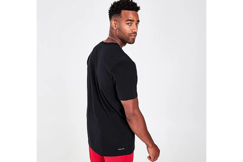 Jordan Jumpman Ανδρικό Κοντομάνικο T-Shirt Μαύρο
