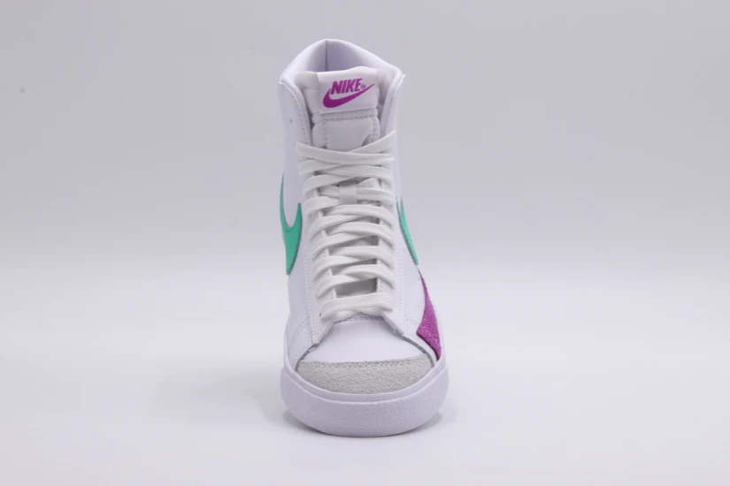 Nike Blazer Mid 77 Sneakers Λευκά, Πράσινα, Μωβ, Κόκκινα