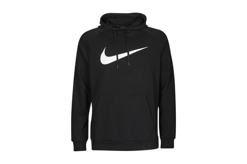 Nike Dry Graphic Dri-FIT Ανδρικό Φούτερ με Κουκούλα Μαύρο
