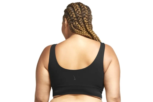 Nike Yoga Luxe Infinalon Dri-Fit Crop Top Αμάνικο Γυναικείο (CZ3286 010)