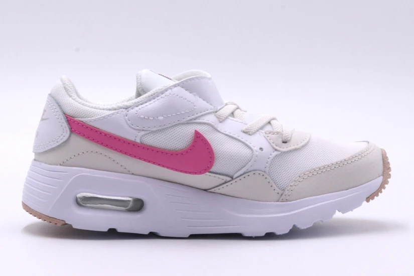 Nike Air Max Sc Παιδικά Sneakers Λευκά, Εκρού, Ροζ