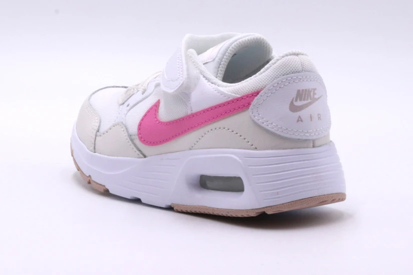 Nike Air Max Sc Παιδικά Sneakers Λευκά, Εκρού, Ροζ